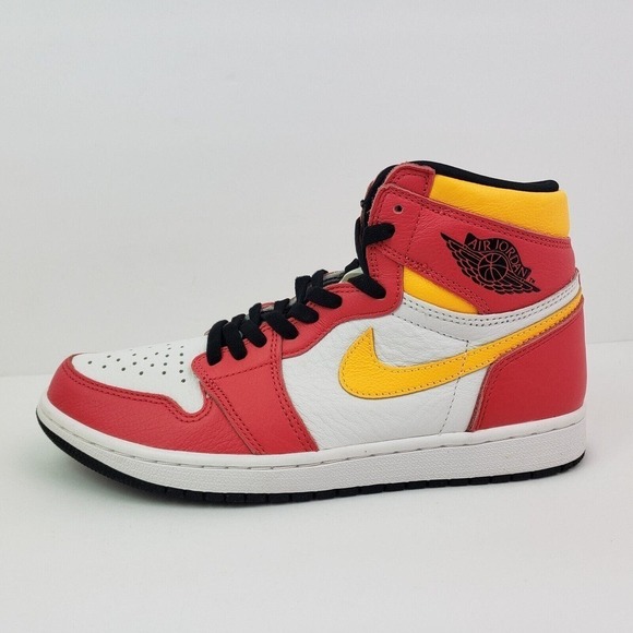 Nike Air Jordan 1 Retro High OG Mens Size 9 Fushion Red White Black Sneaker Shoe main image 7